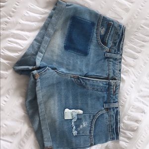 ADORABLE jean shorts. WORN ONCE